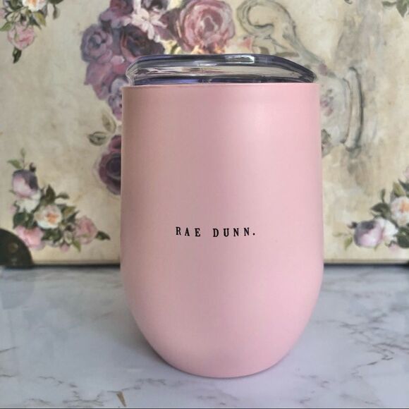 Rae Dunn COOL MOM Insulated Wine Stainless Steel Glass NEW - Picture 3 of 3